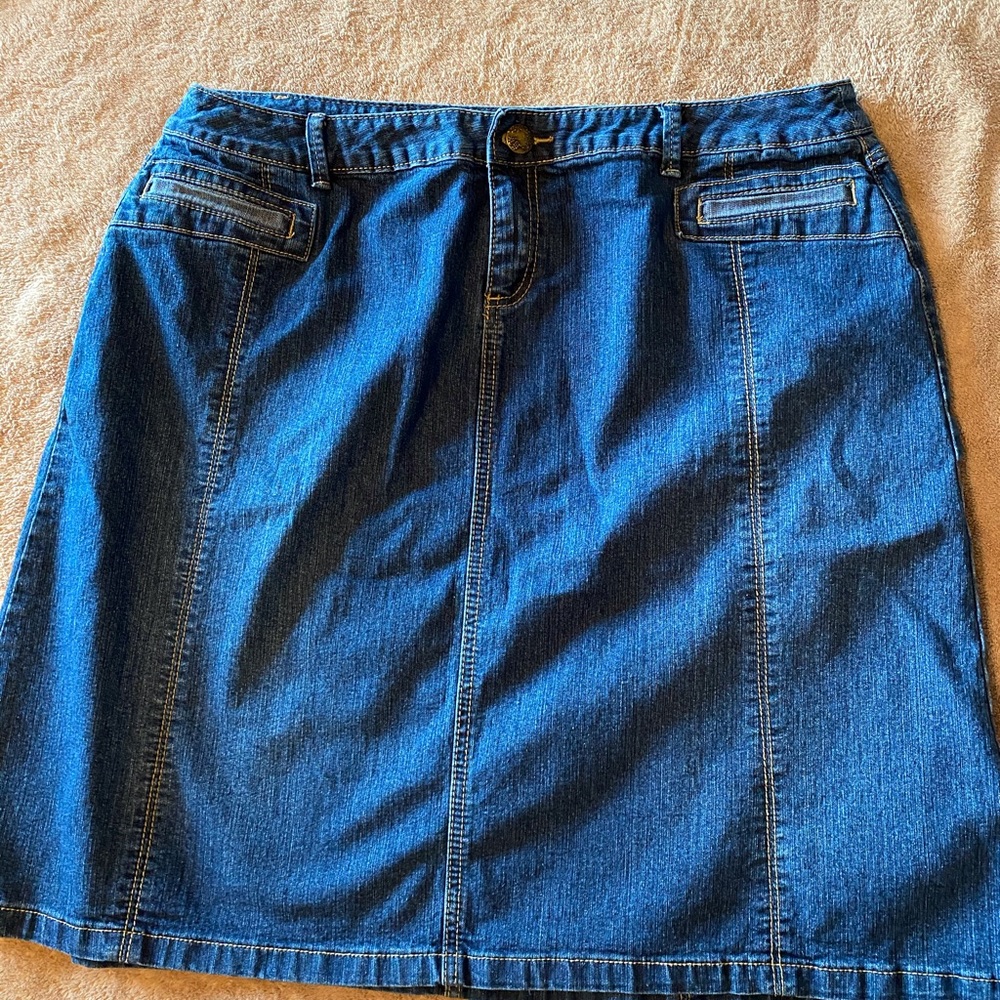 Baccini Jeans Mini Skirt